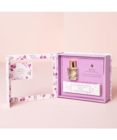 Lollia Relax Fragrance Story Gift Set .16 fl. oz. Eau de Parfum & .33 oz. Petite Treat Handcreme Lavender & Honey Shea Butter Hand Cream for Women Travel Size Perfume Hand Lotion for Dry Hands - Buy Online on GoSupps.com