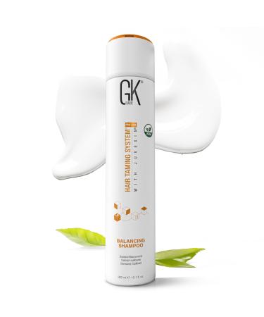 GK HAIR Global Keratin Balancing Shampoo (300ml/10.1 Fl Oz) for Deep Cleansing of Oily and Color Treated Hair Restores pH Levels Removes Impurities for Men and Women
