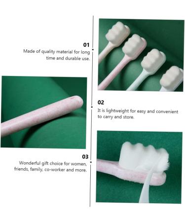Frcolor 6-Pack Extra Soft Children's Travel Toothbrush - Classic & Portable Wangan Hair Design - Buy Online on GoSupps.com