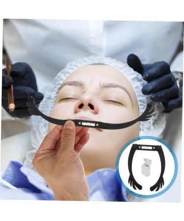 Healeved 5pcs Brow Mapping Eyebrow Measuring Ruler Brow Ruler Stencils Fold Eyebrow Line Aluminum Alloy - Buy Online on GoSupps.com