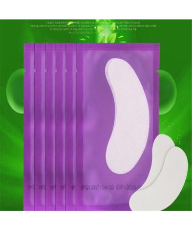 100 Pairs Eye Gel Patches - Lint Free Under Eye Pads for Lash Extensions - Purple | Shop Internationally - Buy Online on GoSupps.com
