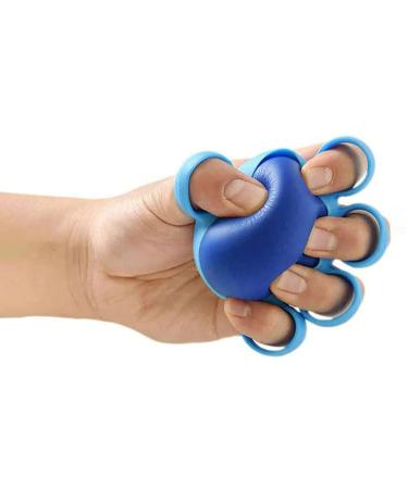 ZZBB Five-Finger Grip Ball Finger Grip Device Stroke Hemiplegia Rehabilitation Training Equipment for The Elderly to Exercise Finger Strength Hands