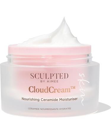 Cloud Cream from Sculpted by Aimee - Hydrating Non Comedogenic Moisturiser with Ceramide Shea Butter & Hyaluronic Acid for Dehydrated Skin (Cloud Cream) - Buy Online on GoSupps.com