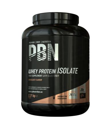 PBN Premium Body Nutrition - Whey Isolate Protein Powder Chocolate - 75 Servings 2.27 kg (Pack of 1)