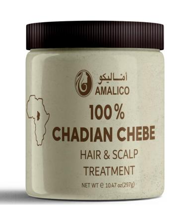 Chebe Butter with Castor Oil for Hair Growth. Chebe Butter from Chad for Hair Growth and Scalp Treatment with Organic Castor Oil Hair Growth Oil for Hair Ends and Dry Scalp 297 GM