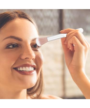 Healvian 2pcs Eye Shade Highlighter Brush Blend Makeup Brush For Eyeshadow and Liner Makeup Tools Double Head Eyeshadow Makeup - Buy Online on GoSupps.com