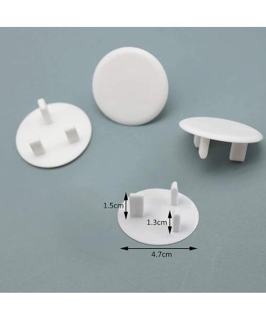 AONAT 8 Pieces Plug Socket Covers White Plug Socket Covers UK for Unused Electrical Outlets Plug Socket Protectors Child Proof Electrical Protectors for Child Baby Home and School - Buy Online on GoSupps.com