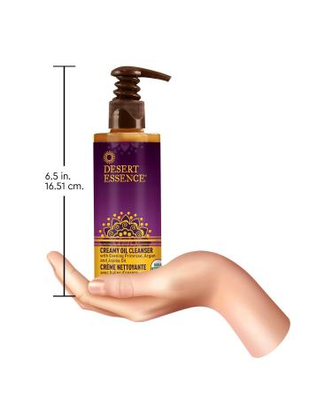 Desert Essence Creamy Oil Cleanser 6.4 oz | Pure Oil-Based Makeup Remover | Evening Primrose, Argan & Jojoba Oils | Nourishing for All Skin Types - Buy Online on GoSupps.com