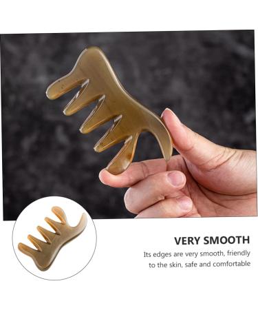 Beaupretty GUA-SHA Massage Roller & Scratching Comb | Multi-Purpose Facial Shaping Tool | 11x5.5x0.7cm | International Shipping - Buy Online on GoSupps.com