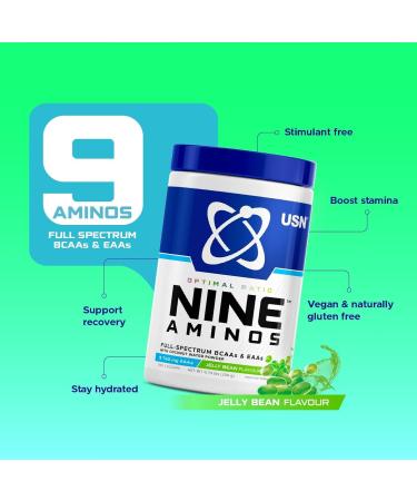 USN Nine Aminos (330 g) frozen green beans - Buy Online on GoSupps.com