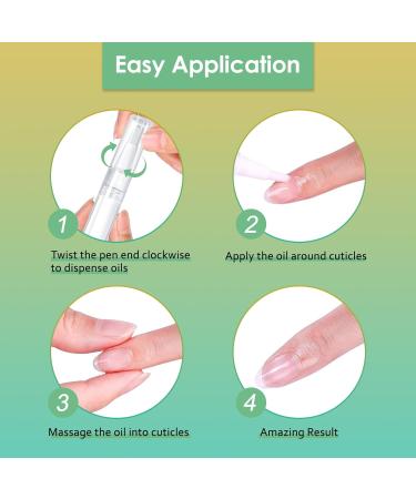 3-Piece Nail Care Pen Set - Fast Nail Fungus Treatment with Tea Tree Oil & Vitamin E for Healthy Fingernails & Toenails - Buy Online on GoSupps.com