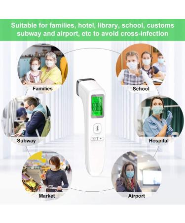 ZenLyfe Non-Contact Infrared Forehead Thermometer for Baby, Kids & Adults â€“ Accurate Instant Readings & LCD Display - Buy Online on GoSupps.com