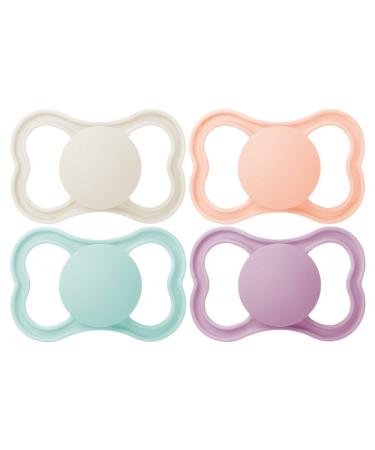 MAM Air Mat Pacifiers for Sensitive Skin Best Pacifier for Breastfeeding Babies Girl Pacifier from 16 Months 4 Pack - Buy Online on GoSupps.com
