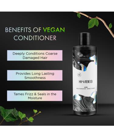 MOEHAIR Hi-Vibes Vegan Conditioner | Argan Oil & Green Tea Infused | Nourishing Damage Repair & Softening | Paraben & Sulfate Free | 16.9 Fl. Oz | International Shipping Available - Buy Online on GoSupps.com