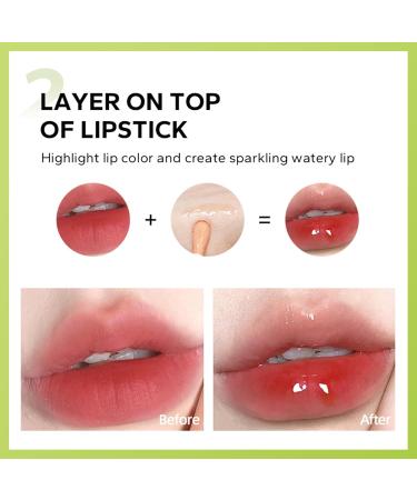 Erinde Plumping Lip Oil 103 Sweet - Hydrating Vegan Tinted Gloss | Non-Sticky Moisturizing Lip Oil with Big Brush Head - Buy Online on GoSupps.com