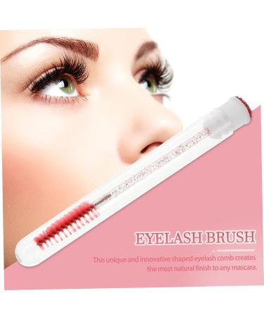 POPETPOP 20 pcs Diamond mascara brush clear mascara lash spoolie Makeup Eyelash Applicator eye shadow Miss 11.3x1.1cmx2pcs Orange Redx2pcs - Buy Online on GoSupps.com