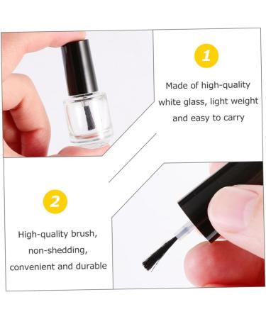 TEHAUX Lot de 25 Flacons Vides pour Vernis Ongles 5Ml Bouteilles en Verre Pinceau et Couvercle en Aluminium lectrolytique tanches et Compactes pour Rangement et Voyage - Buy Online on GoSupps.com