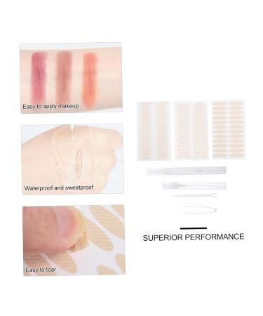FRCOLOR 1 Set Double Eyelid Sticker Eyelid Lift Strip Lace Eyelid Sticker Eye Lid Lifters Tape Natural Eyelid Sticker Eye Makeup Tape Doublesided Tape Pvc Tape Stickers Woman Makeup Set 3.5x2.4x0.1cm Black - Buy Online on GoSupps.com