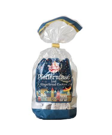 Wicklein Pfeffernusse Iced Gingerbread Cookies 7oz 1 Bag, 7-ounces