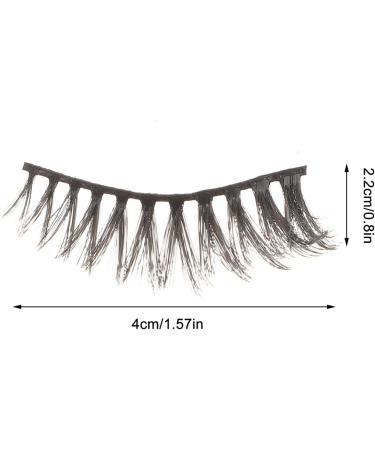 POPETPOP 8 Pairs Chemical Fiber False Eyelashes Lashes Natural Look Fluffy False Lashes Women Fake Eyelashes Makeup Eyelashes Reusable Fake Eyelashes Cat Eye Lashes Cosmetics Miss Soft - Buy Online on GoSupps.com
