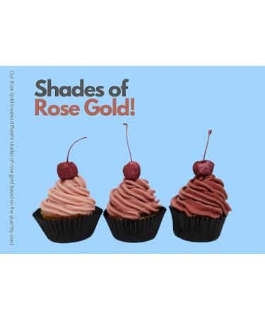 Blacksherbet Rose Gold Luster Dust Edible - 5g for Cake Decorating, Desserts & Cupcakes | Food Grade Shimmer & Glitter - Kosher Certified - Buy Online on GoSupps.com