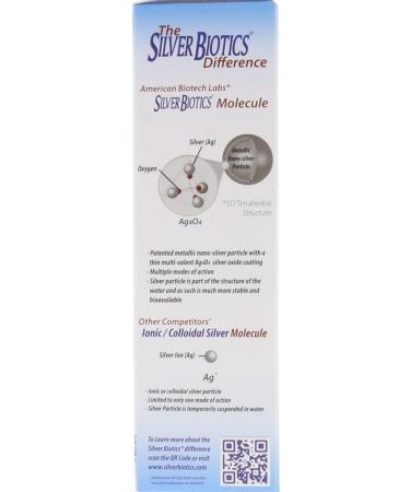 Silver Biotics 4 OZ (2 Pack) - Immune Support & Natural Antimicrobial - Buy Online on GoSupps.com