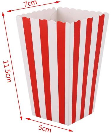 Pmkvgdy 12 Cinema Treat Party Small Popcorn Bags Boxes red - Buy Online on GoSupps.com