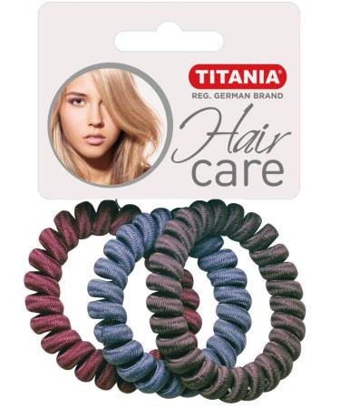 Titania Haargummis - Zopfhalter Anti-Ziep (3 St ck) | Stoffbezogen f r Damen | Internationale Lieferung - Buy Online on GoSupps.com