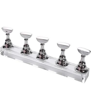 Jiklophg 2 Sets Acrylic Nail Display Stand Nail Tip Practic Holder Magnetic Nail Art Stand DIY Nail Art Stand - Buy Online on GoSupps.com