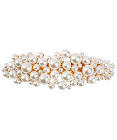 Pearl Hair Clips  Pearl Barrettes for Women  Pearl Hair Clips  Pearl Hair Accessories Pear Hair Barrettes for Women Pearl Clips for Hair Pearl Clips for Hair Vintage Hair Barrettes Hair Accessories