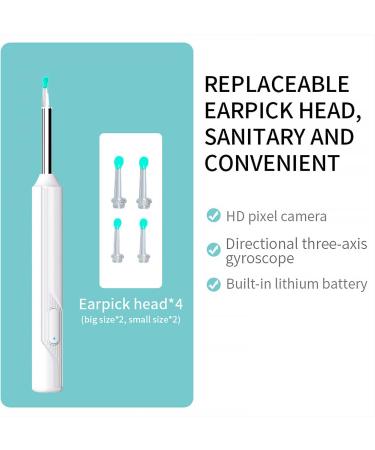 1296P Ear Picker with Camera - Ear Wax Remover & Cleaner Light-up 8-Piece Set for iOS & Android - International Shipping - Buy Online on GoSupps.com
