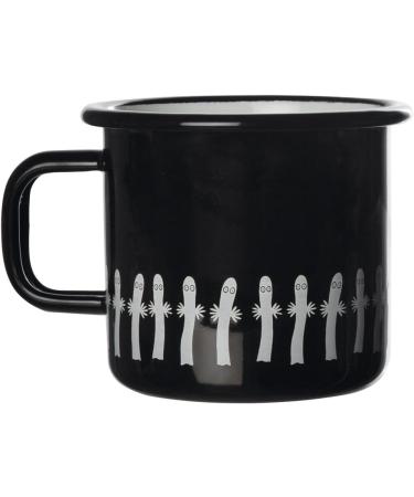 Kubek Moominki Buka Black Enamelled 370 ml - International Shipping | Unique Moomin Mug - Buy Online on GoSupps.com
