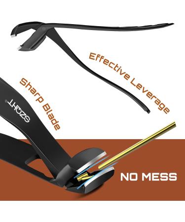 Stylish Nail & Toenail Clippers for Men - Upgrade Your Grooming Game with Catcher & Case - Buy Online on GoSupps.com