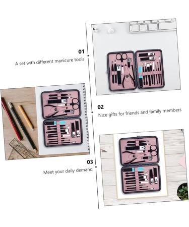 FOMIYES 1 Nail Set Manicure kit Manicure Pedicure kit Nail Trimmer Professional Nail Clippers Kit Nail Grooming Kit Nail Tools Stainless Steel Nail Clipper Nail Manicure Tools Nail - Buy Online on GoSupps.com