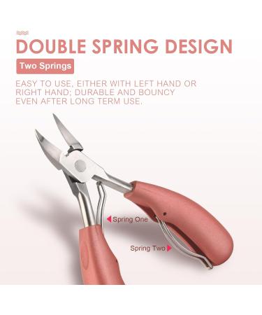 KADS Toenail Clippers Professional Thick & Ingrown Toe Nail Clippers for Men & Seniors Pedicure Clippers Toenail Cutters Super Sharp Curved Blade Grooming Tool - Buy Online on GoSupps.com
