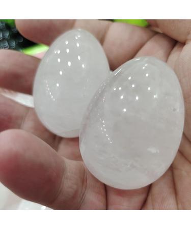 Specimen 1pc Natural White Quartz Crystal Egg Shaped Rock ChakraGemstone Natural Stones and CrystalsStone Stone Crystal Reiki - Buy Online on GoSupps.com