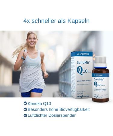 SanoMit Ubiquinon Kaneka Coenzym Q10 Tropfen Hochdosiert Liposomal & Vegan (2 x 30ml & 1 x 10ml) | Internationale Versandoptionen - Buy Online on GoSupps.com