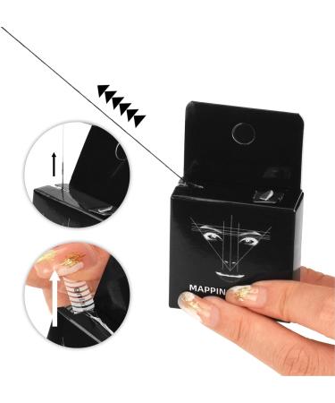 Pre Inked Eyebrow Mapping String 3pcs 32.8ft Microblading String Measurement 15ml Eyebrow Thread Line Tool Mapping Kit for Eyebrow Designers and Beginners Black White - Buy Online on GoSupps.com