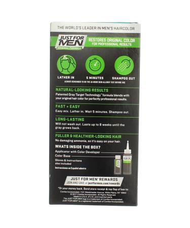 Just For Men H-15 Hair Color Kit - Dark BlondLightest Brown for Men - Buy Online on GoSupps.com