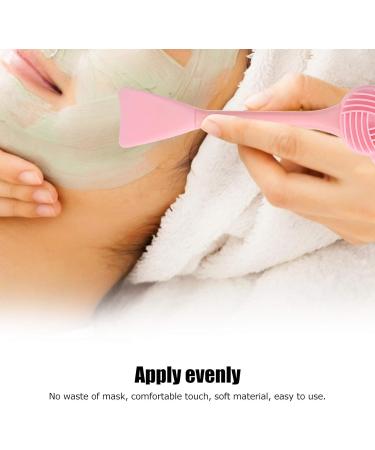 Silicone Facial Mask Cleansing Brush - Soft Deep Clean for Blackheads | Comfortable Handle in Pink - Buy Online on GoSupps.com