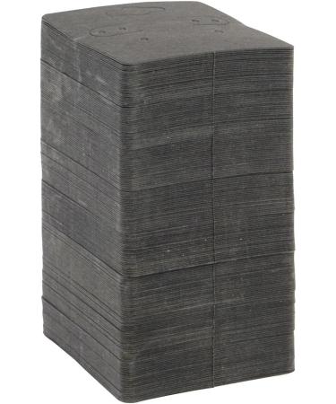 Earring Display Card Holders - 2x2 Black (200 Pack) for Jewelry Ear Studs - Buy Online on GoSupps.com