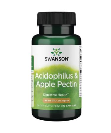 Swanson Acidophilus & Apple Pectin 90 Capsules