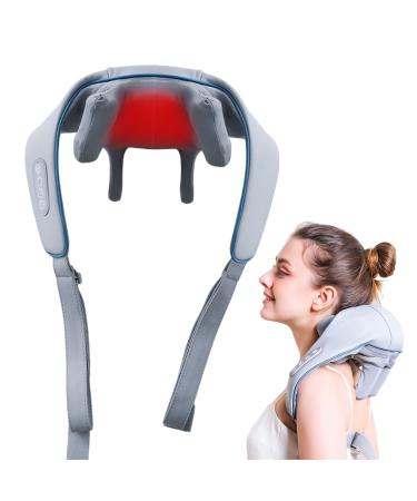 Neck massage device neck massage device with warmth Shiatsu 4D knead massage device for neck massage device neck for house office gifts for men women