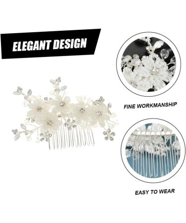 SKISUNO Side Comb Women Insert Comb Bridal Hair Accessories Bridal Hair Comb Wedding Bride Headwear Wedding Bride Headdress Women Hair Comb Accessories Bridal Headpiece Wedding Hair Comb - Buy Online on GoSupps.com