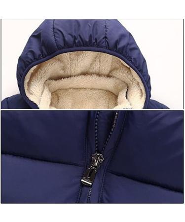 YOPOTIKA Baby Hooded Fleece Coat with Removable Hood - Navy Blue (12-18 Months / 2-3 Years) - Buy Online on GoSupps.com
