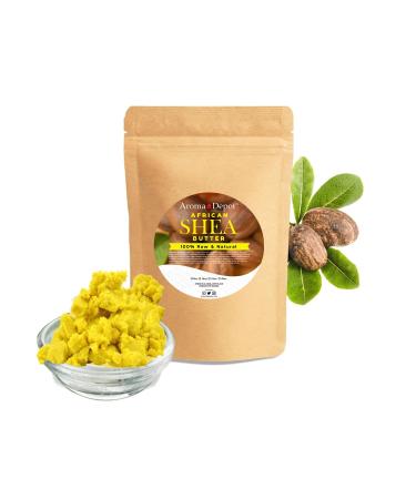 Unrefined African Shea Butter 2 lb / 32 oz Yellow Grade A 100% Natural Pure & Raw. Fresh Moisturizing Ideal for Dry and Cracked Skin. Can be use in Body Hair and Face. Imported from GHANA.