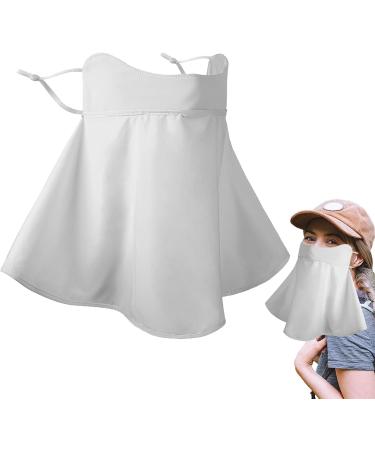 Breathable Gray Facial Cover for Sun Protection | Cooling Face Cover & Scarf for Outdoor Activities - Buy Online on GoSupps.com