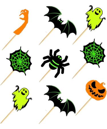 Halloween Cupcake Stand & 12 Cupcake Toppers Set 3 Tier Pumpkin Cardboard Cupcake Holder Ghost Spider Bat Pumpkin Cake Toppers for Kids Birthday Baby Shower Halloween Party Decoration Supplies Halloween Pumpkin - Buy Online on GoSupps.com