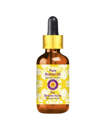 d ve herbes Pure Brahmi Oil (Bacopa monnieri) with Glass Dropper 10ml (0.33 oz) 0.33 Fl Oz (Pack of 1)