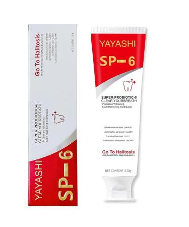Sp-6 Ultra Whitening Toothpaste Probiotics Bright White Toothpaste Promotes Healthy Teeth Breath Toothpaste Brightening & Stain Removing